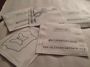 The seeds are packaged into 1,200 individual packets, to be distributed and planted by fellow RAGBRAIers.